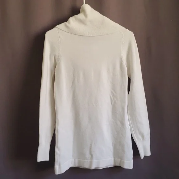 French Connection white cowl neck sweater size small - Picture 2 of 5